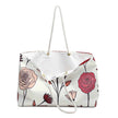 Floral Weekender Bag | Red Blush Hand Drawn Travel Tote | Mom Gift