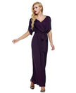 4XL Big Size Dress Elegant Women Long wrap Dresses Summer Dresses