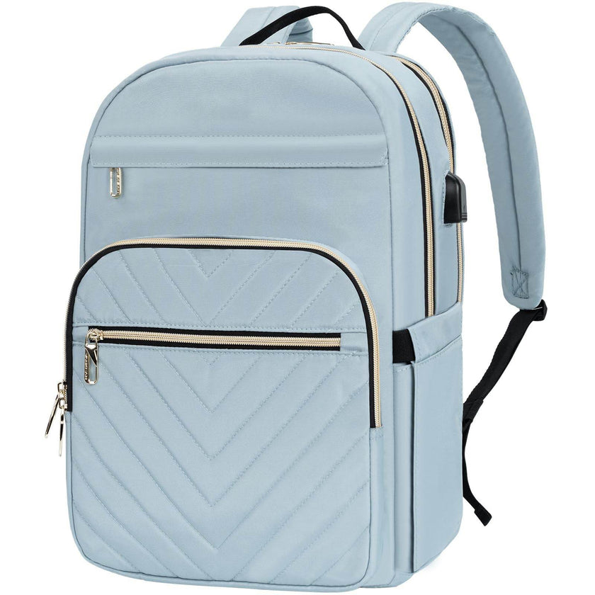 Plain Large Capacity College and High School Backpack