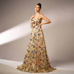 Elegant Sleeveless Sequined Suspender Maxi Evening Dress