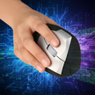 Wireless Vertical Mouse – Ergonomic 2.4GHz Wireless Mouse, Black