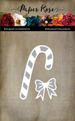Candy Cane with Bow Add On Large Metal Cutting Die 32493
