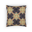 Geometric Mosaic Pattern Woven Pillow | Boho Tile Throw Cushion
