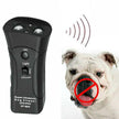 3-in-1 Anti Barking Dog Training Device – Ultrasonic Repeller & LED Flashlight (Black / Yellow)