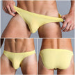 Low Waist Ice silk Elastic men's briefs underwear pant for men