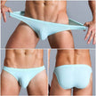 Low Waist Ice silk Elastic men's briefs underwear pant for men