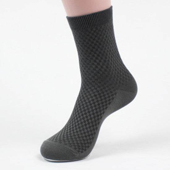 Socks men's new bamboo fiber men's business socks