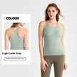 yoga clothes sleeveless Vest With Chest Pad Workout Top