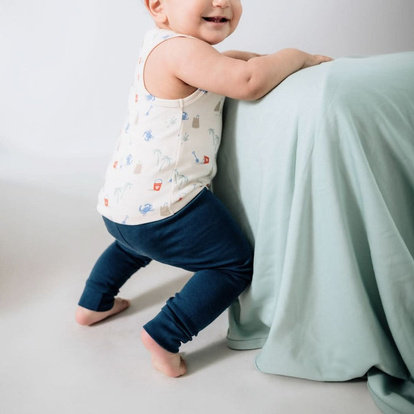 Kids' Bamboo Leggings | Navy