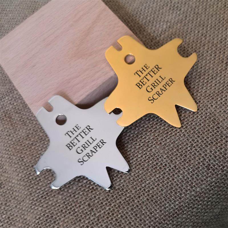Stainless steel barbecue Grill scraper
