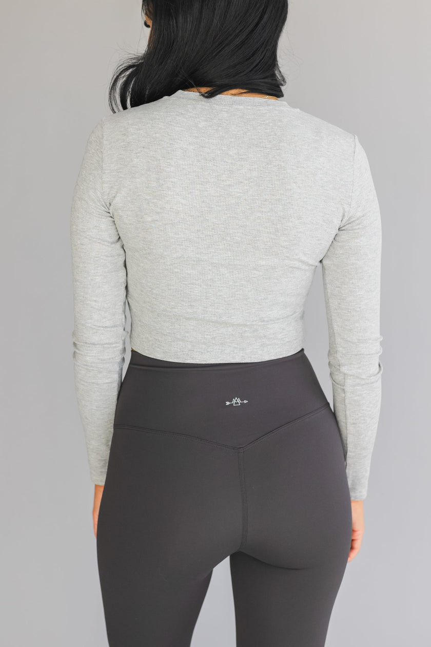 Ribbed Crew *Cropped