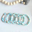 Magnesite Turquoise Gemstone Bracelet