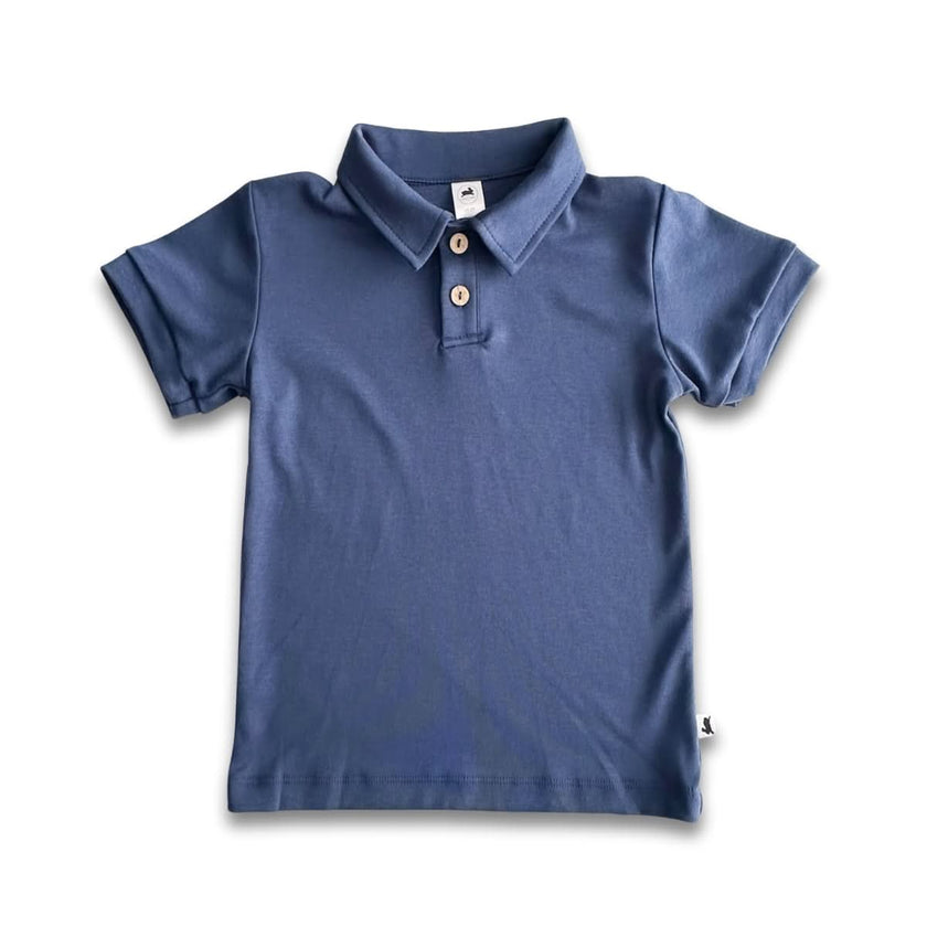 Youth Bamboo Polo Shirt | Navy