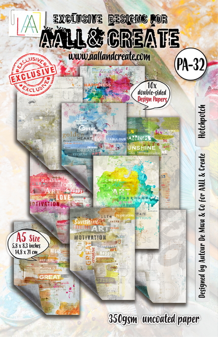 AALL and Create - A5 Design Paper - Hotchpotch