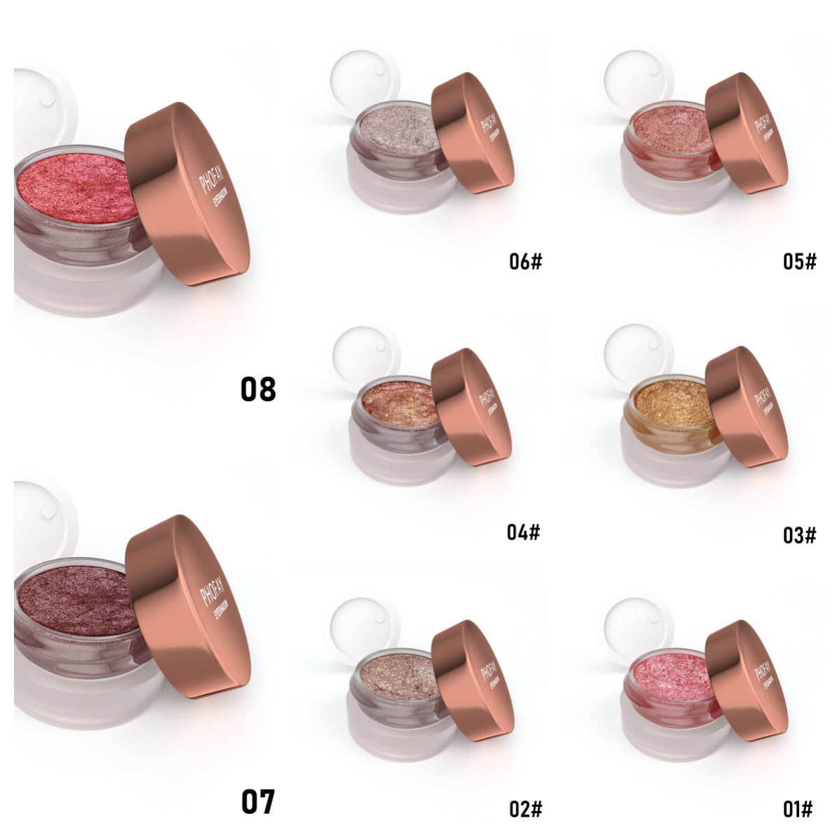 PHOFAY Mashed Potatoes Eyeshadow Palette – Multi-Colour Sets