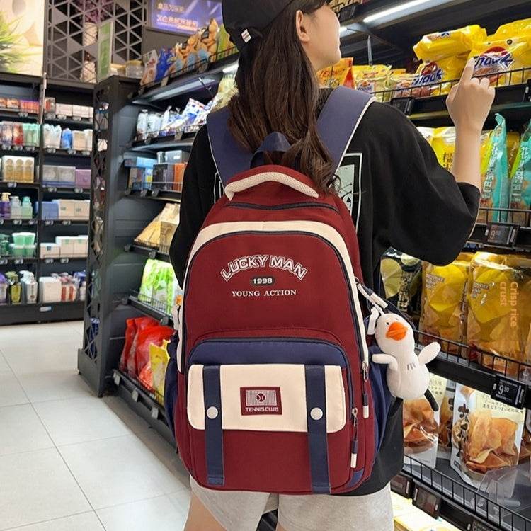 Unisex College Large Capacity Backpack for School