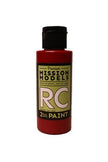 Mission Models MMRC-054 Water-based RC Paint, 2 oz bottle, Translucent Red