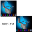 Motion-Sensor Toilet Night Light – 8 & 16 Colour LED, Battery Powered