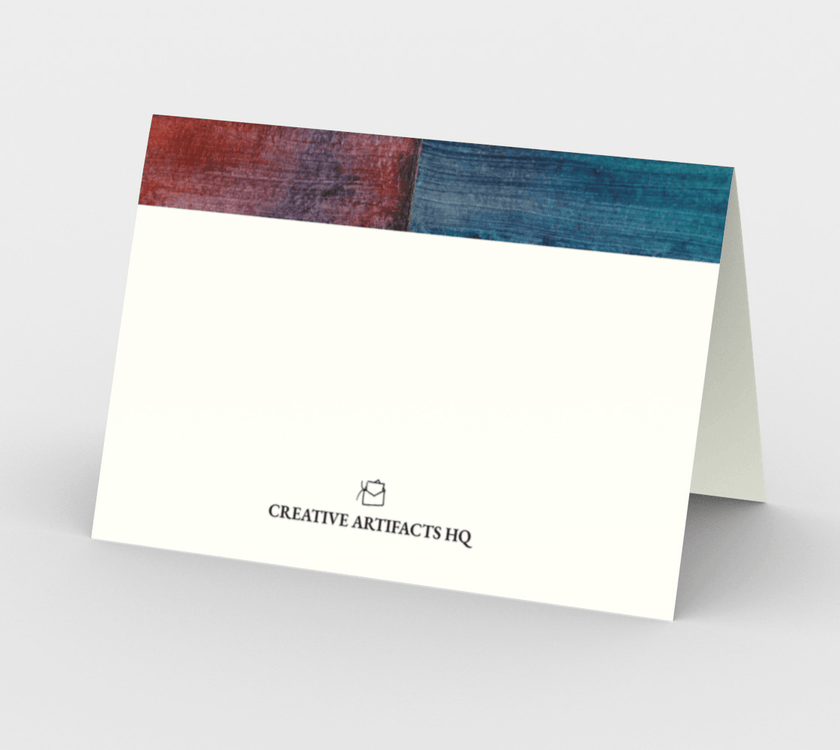 Set of 3 Blank Greeting Cards | 5 x 7 | Painted