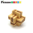 PicassoTiles - PicassoTiles 8PK Wooden Logic Puzzle