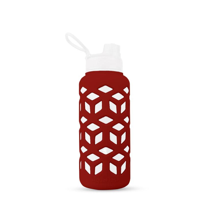 AquaFlask 32oz Silicone Sleeve – Durable, Non-Slip & Shock-Absorbing Bottle Cover