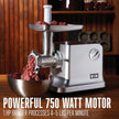 WESTON 33-1301-W #12 Electric Meat Grinder & Sausage Stuffer