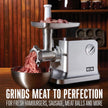 WESTON 33-1301-W #12 Electric Meat Grinder & Sausage Stuffer