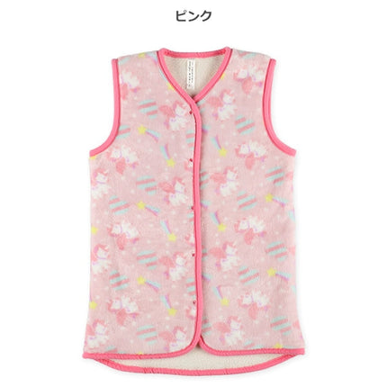 西松屋 ELFINDOLL マイクロフリース裏ボアロングポンチョ（ユニコーン） 正規品