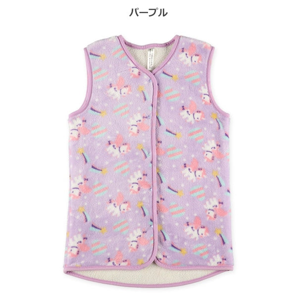 西松屋 ELFINDOLL マイクロフリース裏ボアロングポンチョ（ユニコーン） 正規品