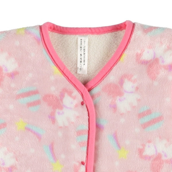 西松屋 ELFINDOLL マイクロフリース裏ボアロングポンチョ（ユニコーン） 正規品