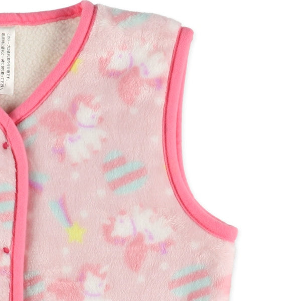 西松屋 ELFINDOLL マイクロフリース裏ボアロングポンチョ（ユニコーン） 正規品