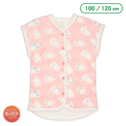 西松屋 ELFINDOLL マイクロフリース裏ボアロングポンチョ（ねこ） 正規品