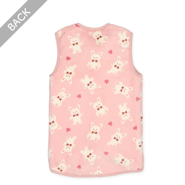 西松屋 ELFINDOLL マイクロフリース裏ボアロングポンチョ（うさぎ） 正規品