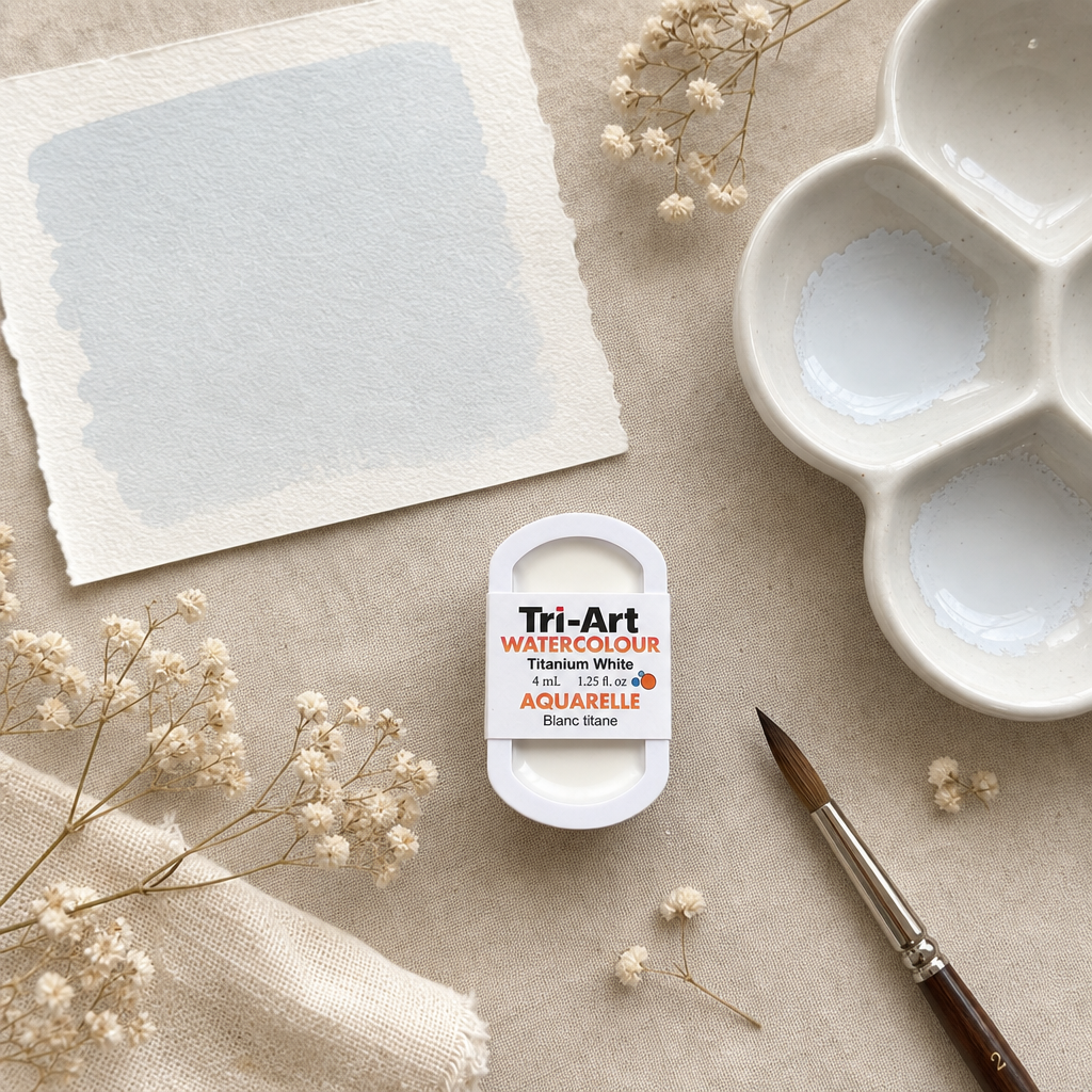 Tri-Art Water Colours - Titanium White