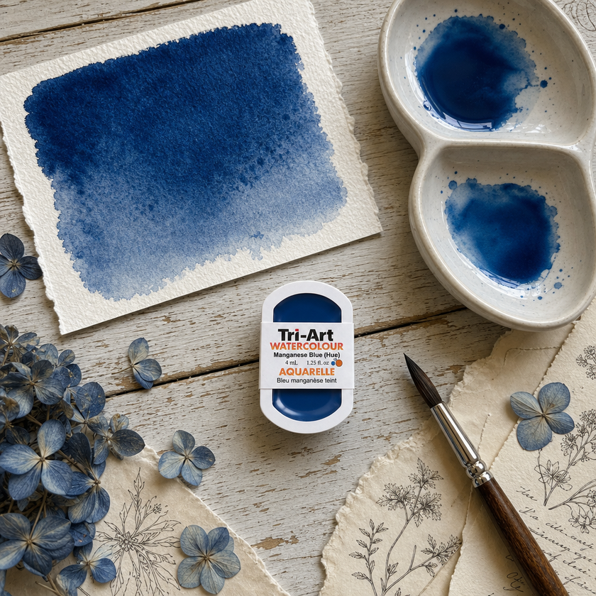 Tri-Art Water Colours - Manganese Blue Hue