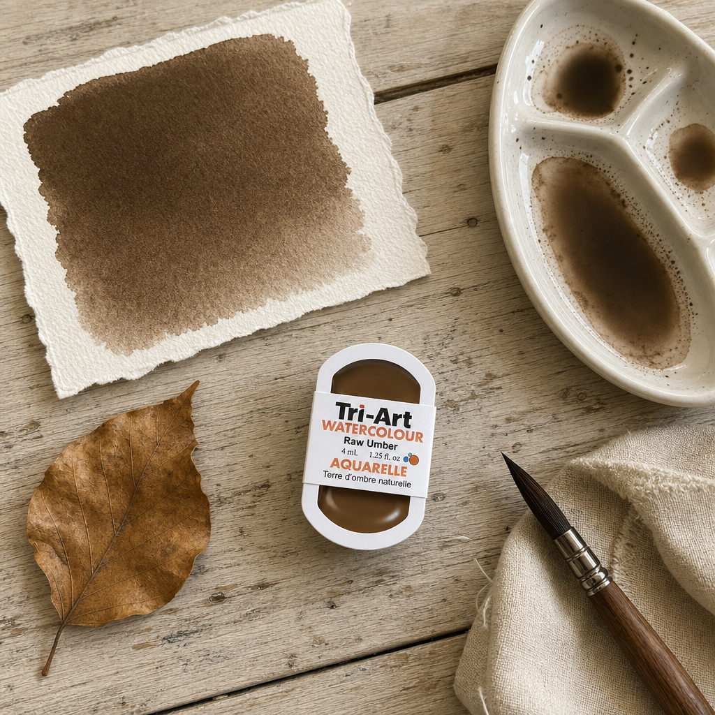 Tri-Art Water Colours - Raw Umber