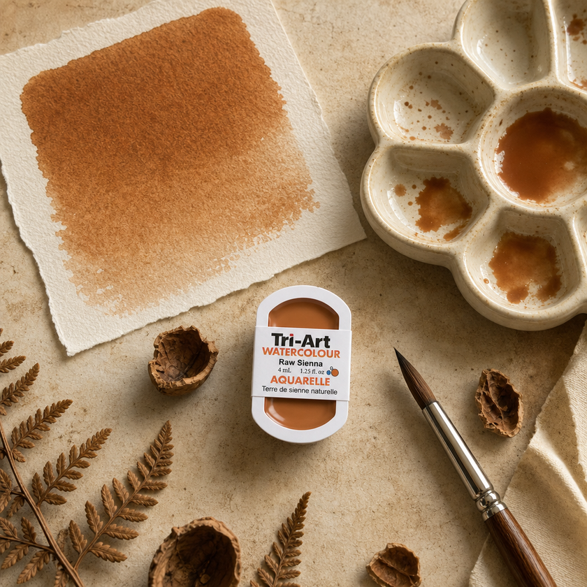 Tri-Art Water Colours - Raw Sienna