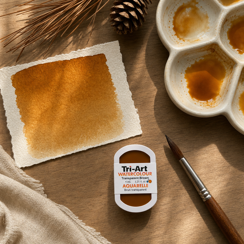 Tri-Art Water Colours - Transparent Brown