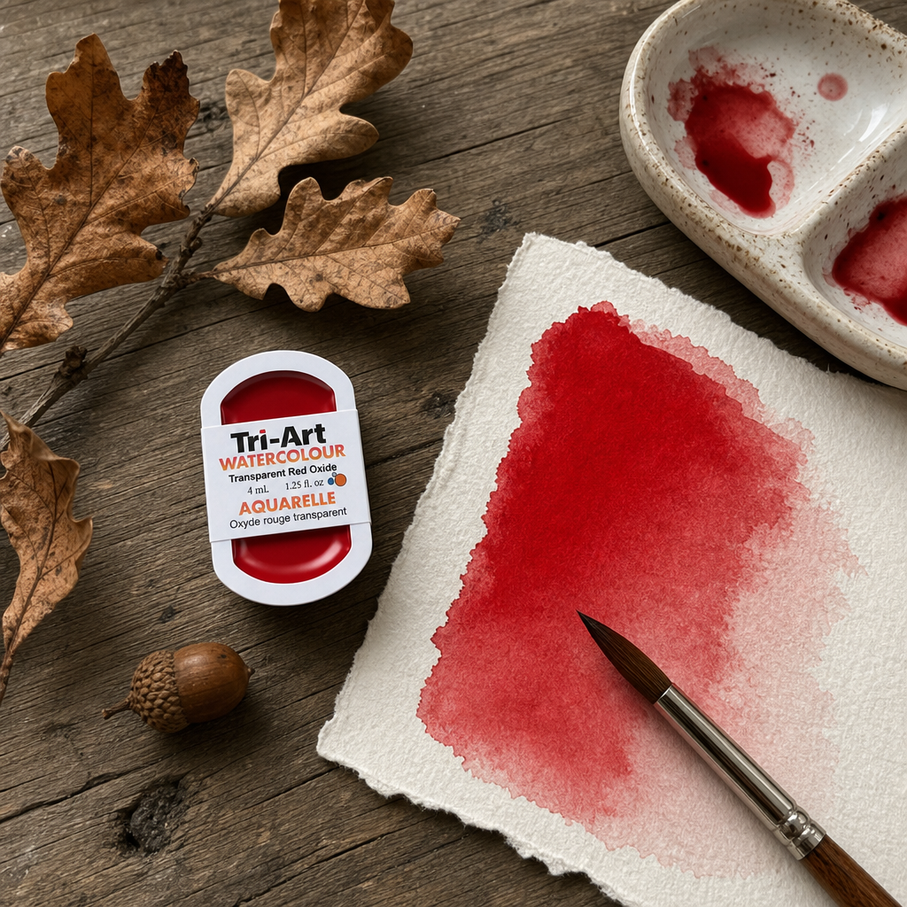 Tri-Art Water Colours - Transparent Red Oxide