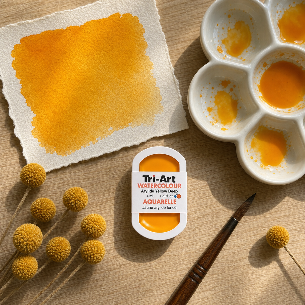 Tri-Art Water Colours - Arylide Yellow Deep