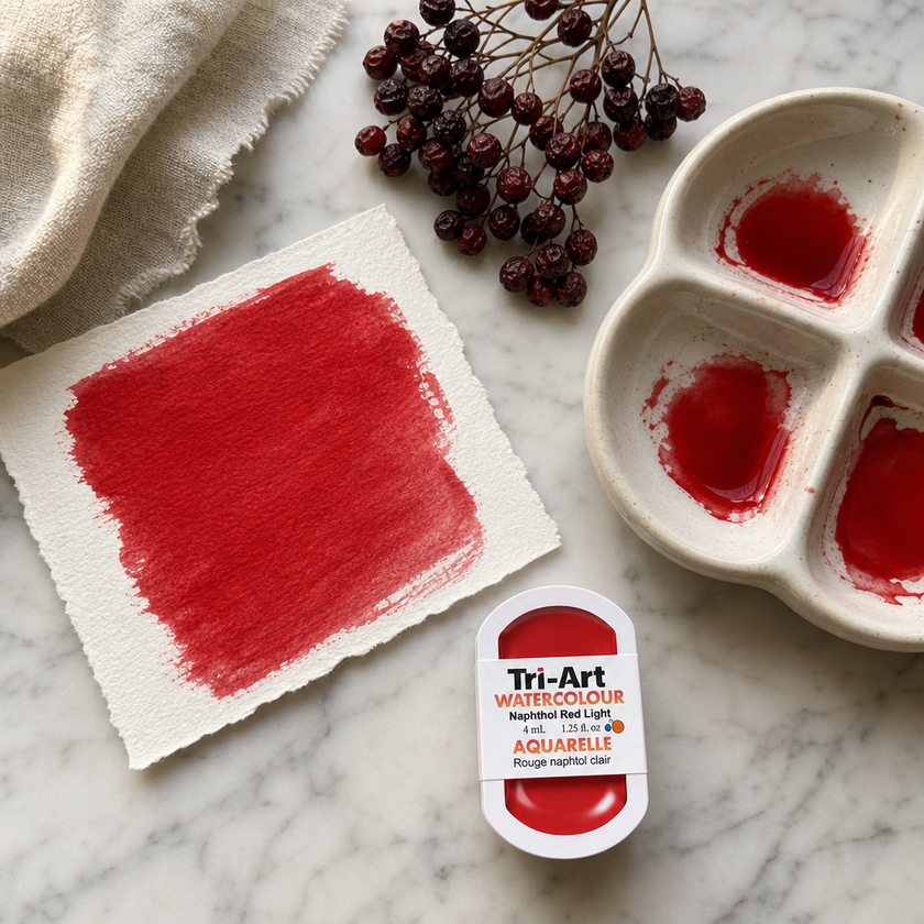 Tri-Art Water Colours - Naphthol Red Light