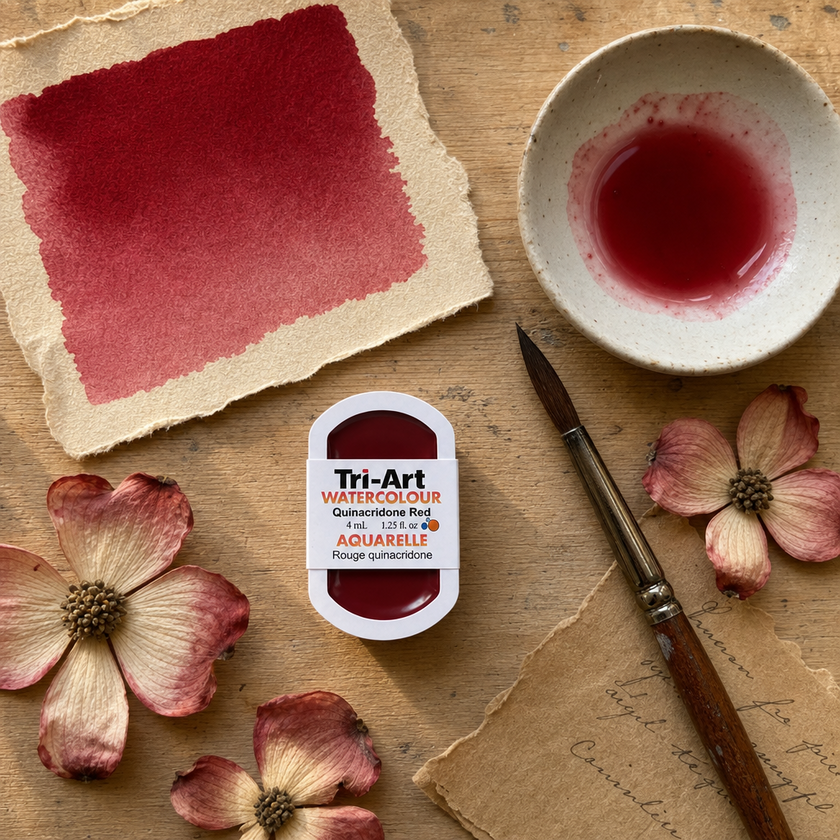 Tri-Art Water Colours - Quinacridone Red
