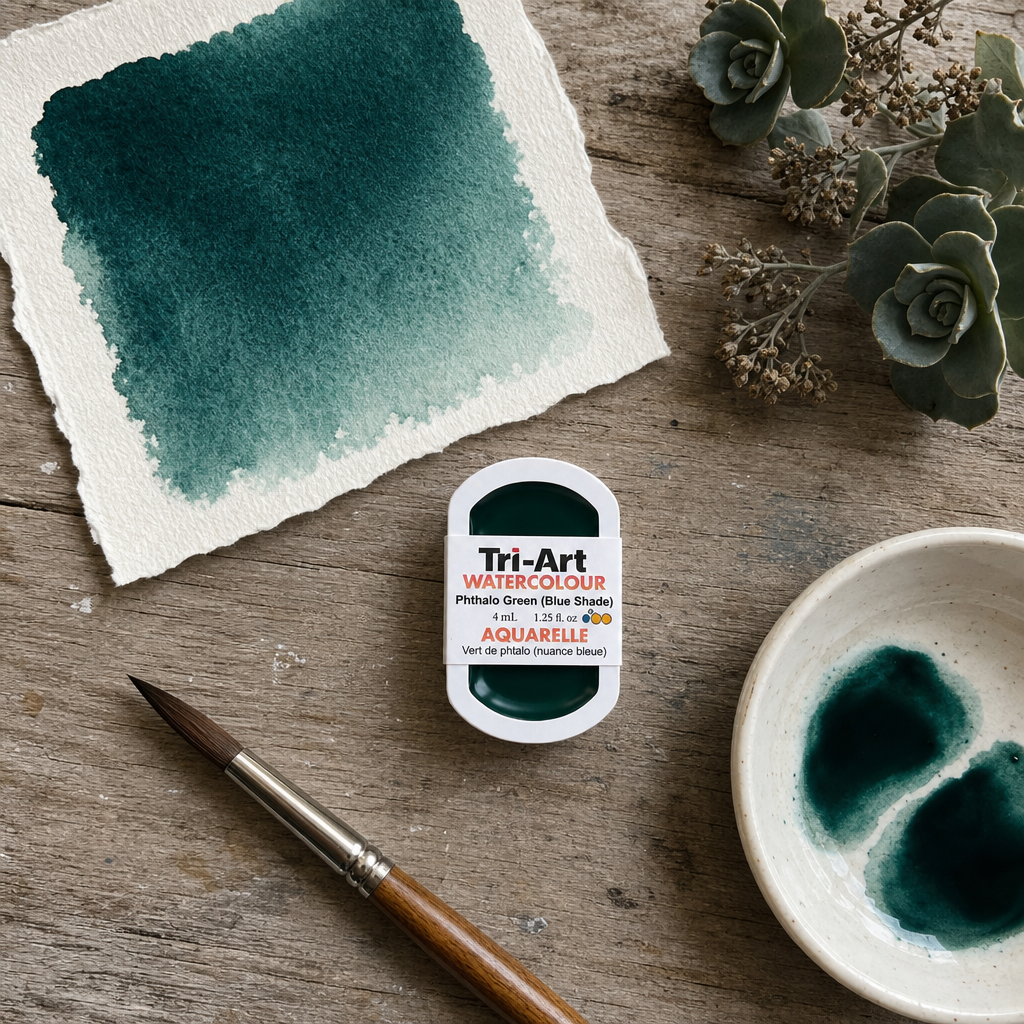 Tri-Art Water Colours - Phthalo Green