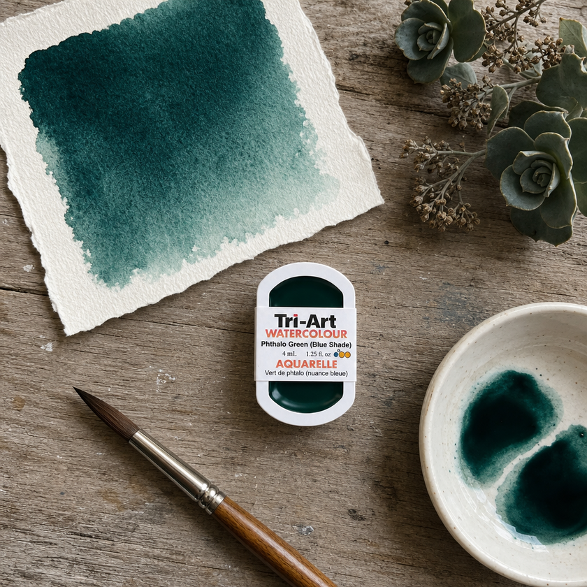 Tri-Art Water Colours - Phthalo Green