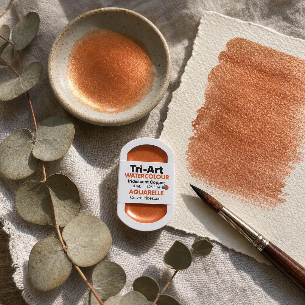 Tri-Art Water Colours - Iridescent Copper