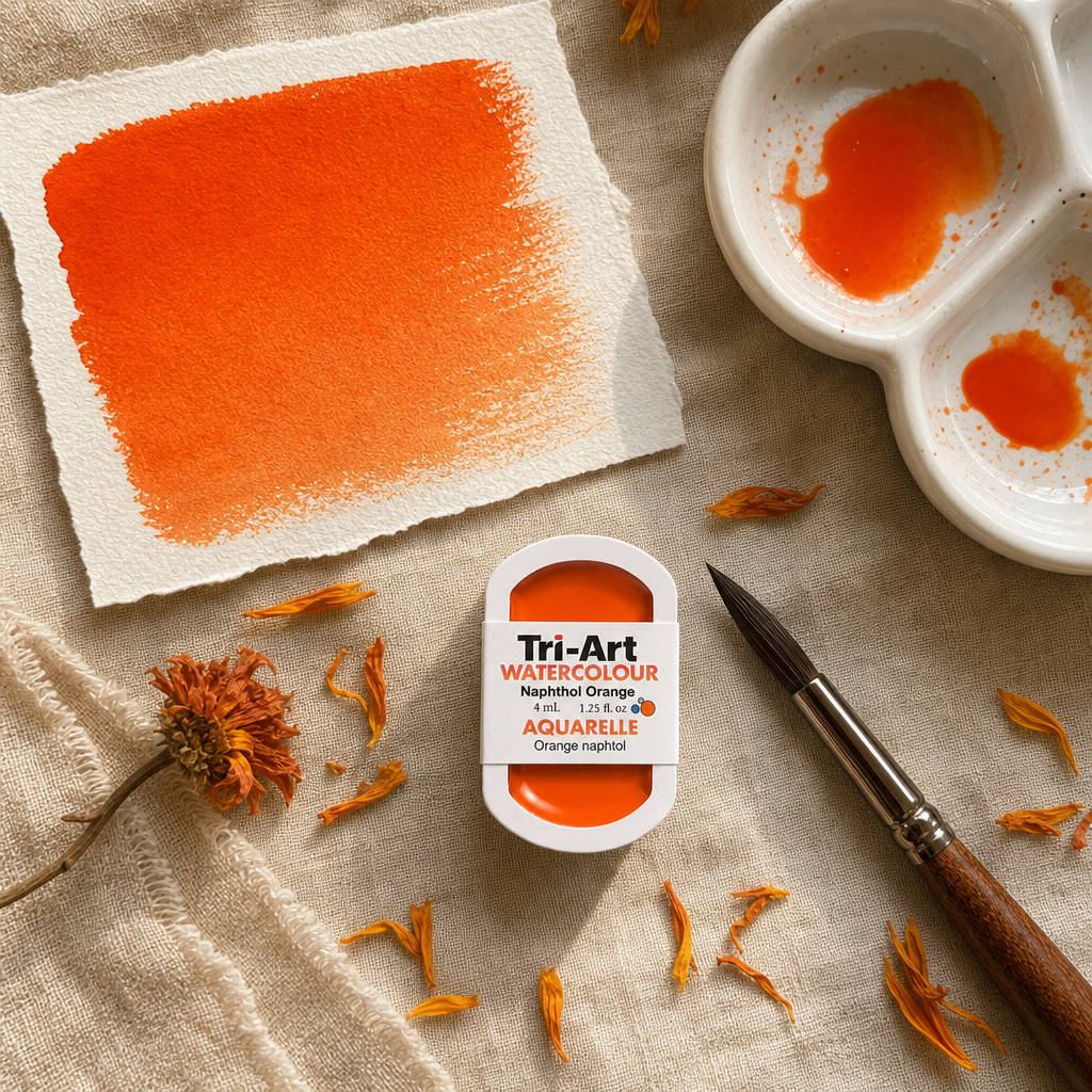 Tri-Art Water Colours - Naphthol Orange