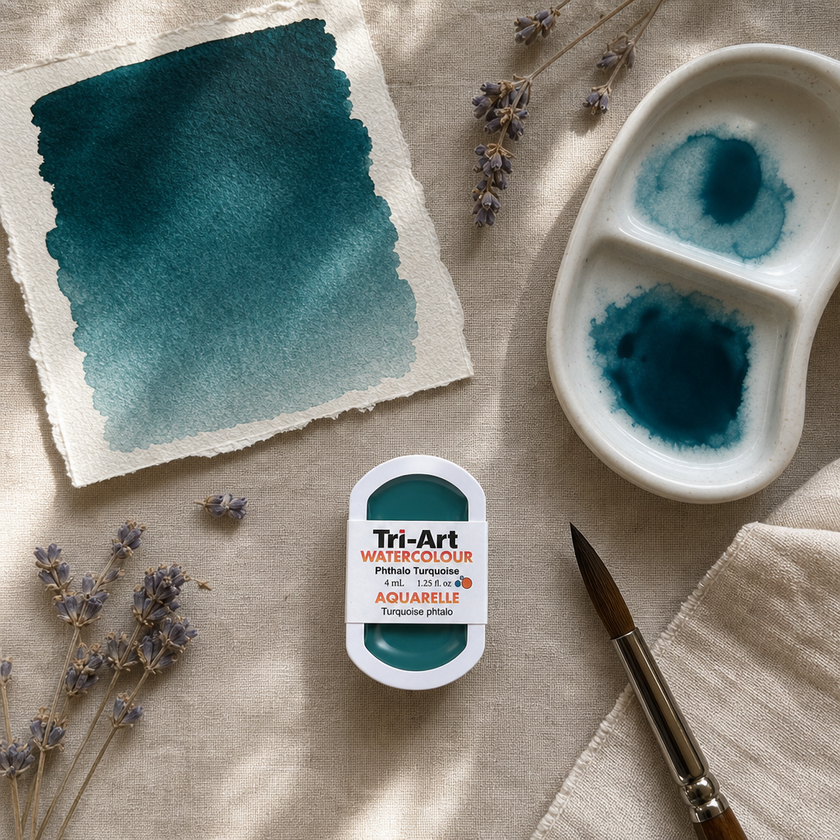 Tri-Art Water Colours - Phthalo Turquoise