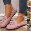 Women's Round Toe Loafers – Non-Slip Soft Comfortable Flat Shoes