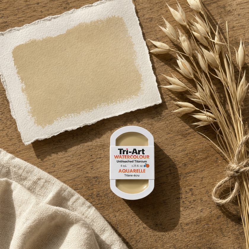 Tri-Art Water Colours - Unbleached Titanium