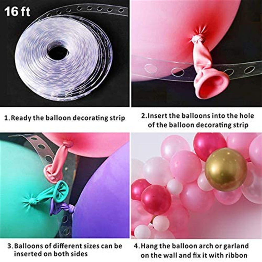 Black Gold Silver Balloon Garland Kit – 110pcs Party Decoration Set